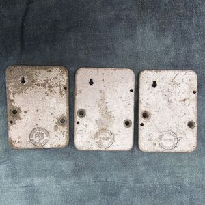 Sargent & Greenleaf S&G R-6730 Combo Safe Lock Backplates (Lot Of 3) R-6720-2